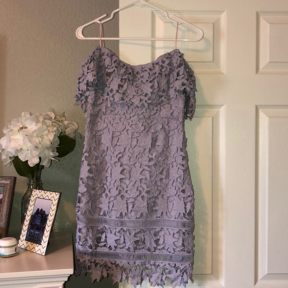 Astr the label off the shoulder dress